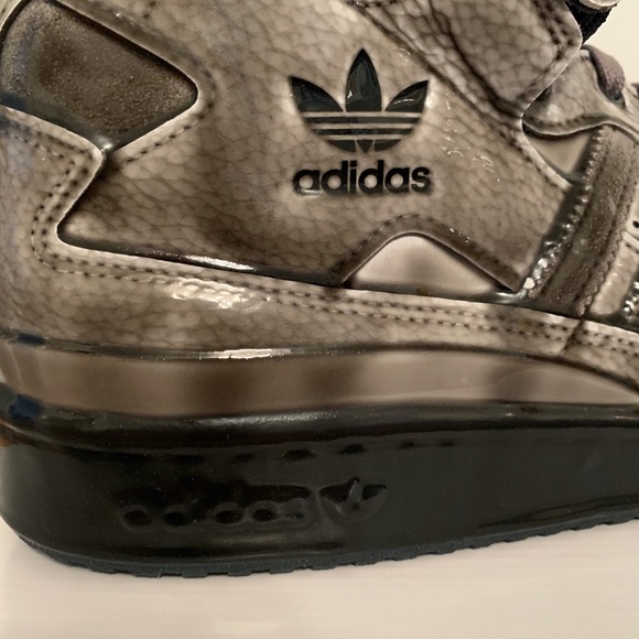 Adidas Originals Jeremy Scott JS Forum Dipped High G54999 Men US 9.5 Grey Carbon - Picture 10 of 16